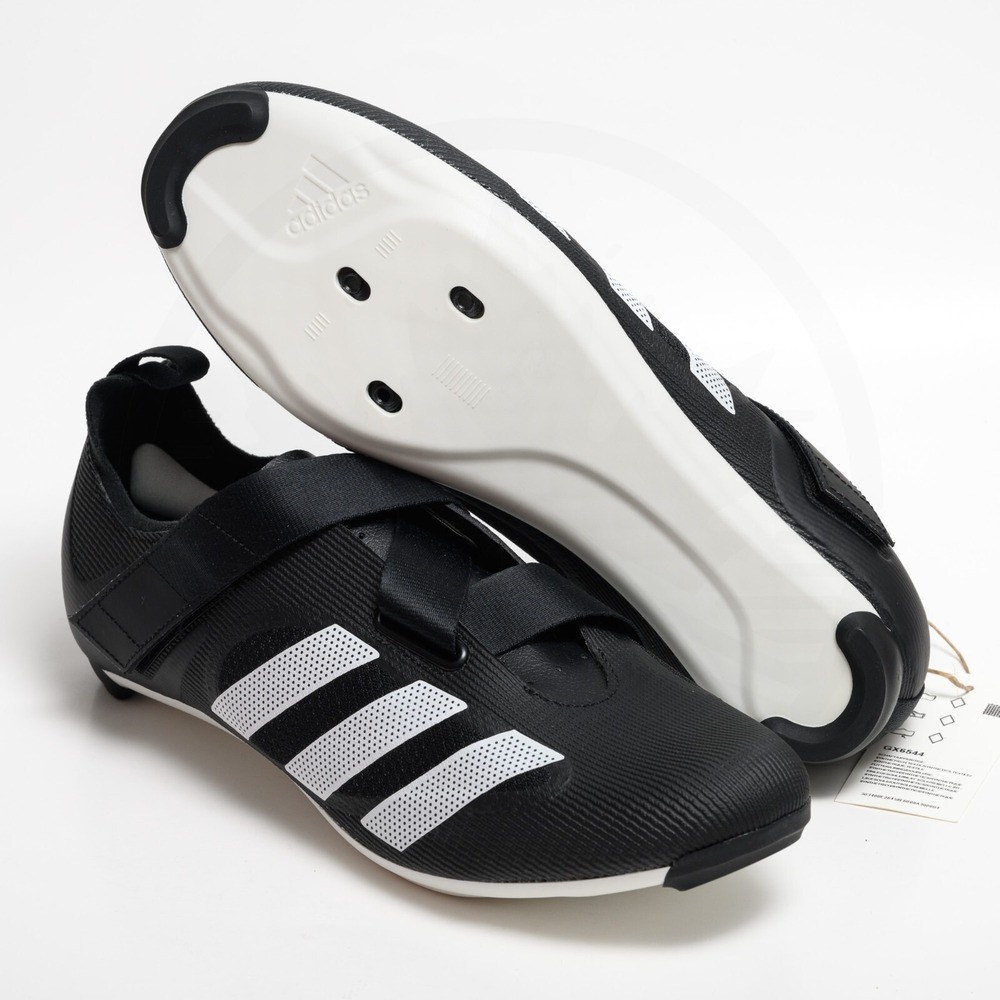 Adidas The Indoor Cycling Shoes Men's Sz 10.5 Clip In Bike Black White GX6544